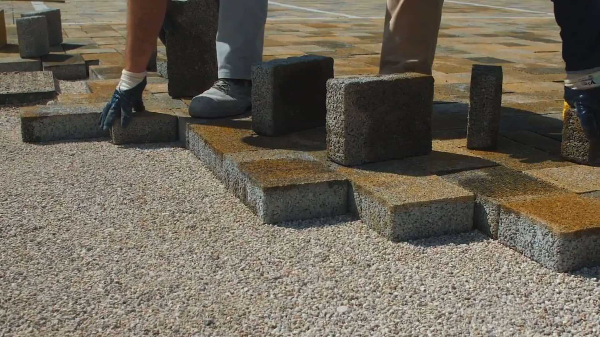 Masselli autobloccanti manutenzione sottoservizi posa a freddo 00 00 01