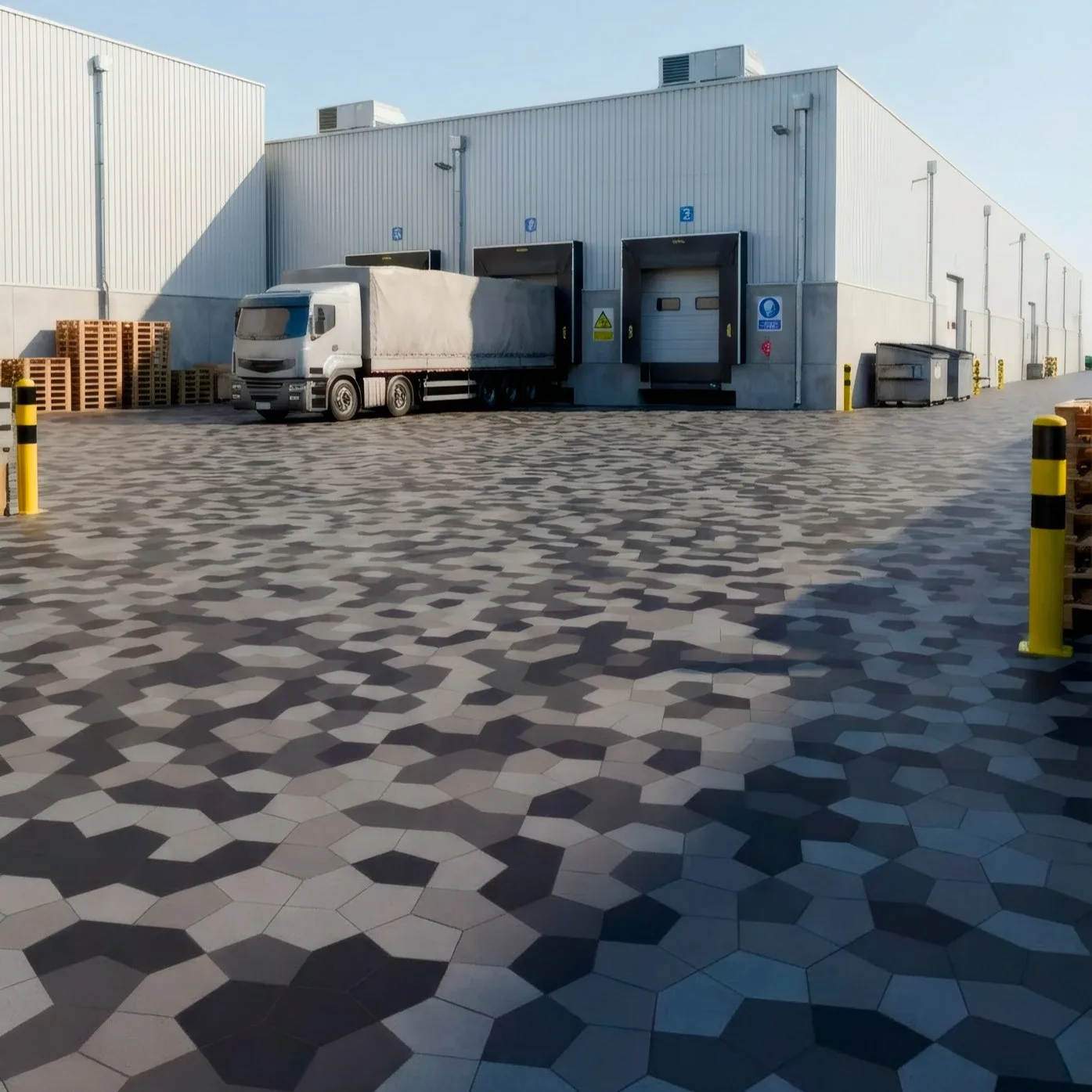 Penta-Go | Finitura Quarzoporfido colori Grigio_15, Grigio_30, Bianco, Nero