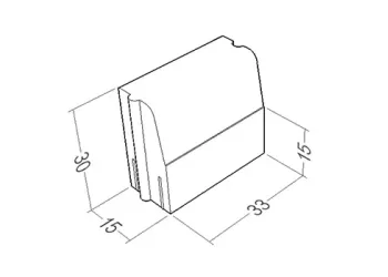 FBK CORDOLI ACCESSORI 30 0001 modulo 33 h30