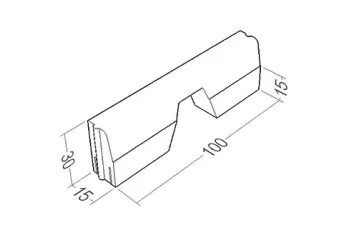 FBK CORDOLI ACCESSORI 30 0003 bocca di lupo h30