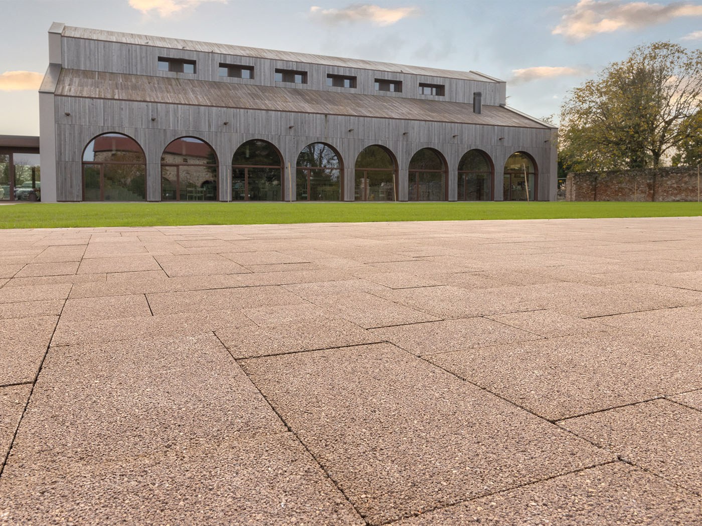 Cardo drain | Finitura Filtrante color Terra