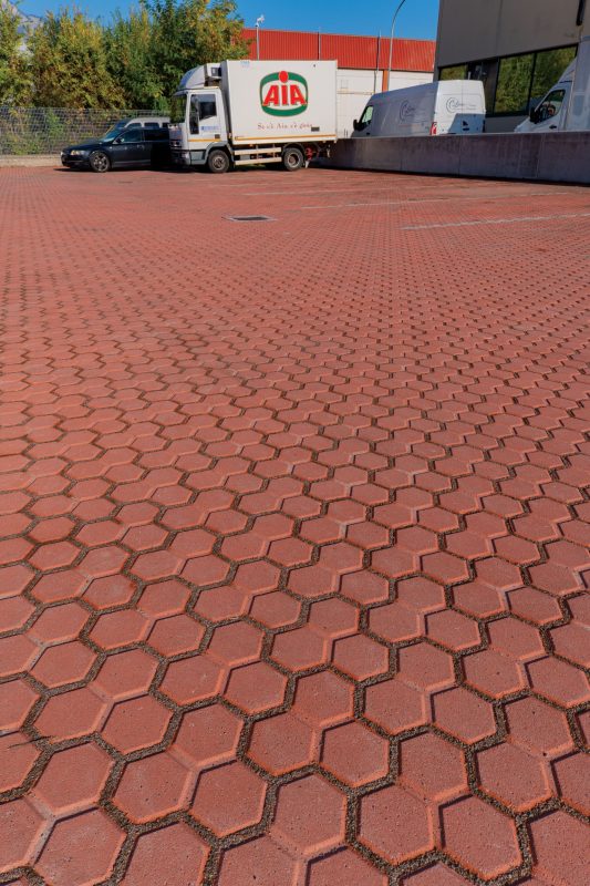 Ecotraffic | Finitura Quarzo colore rosso