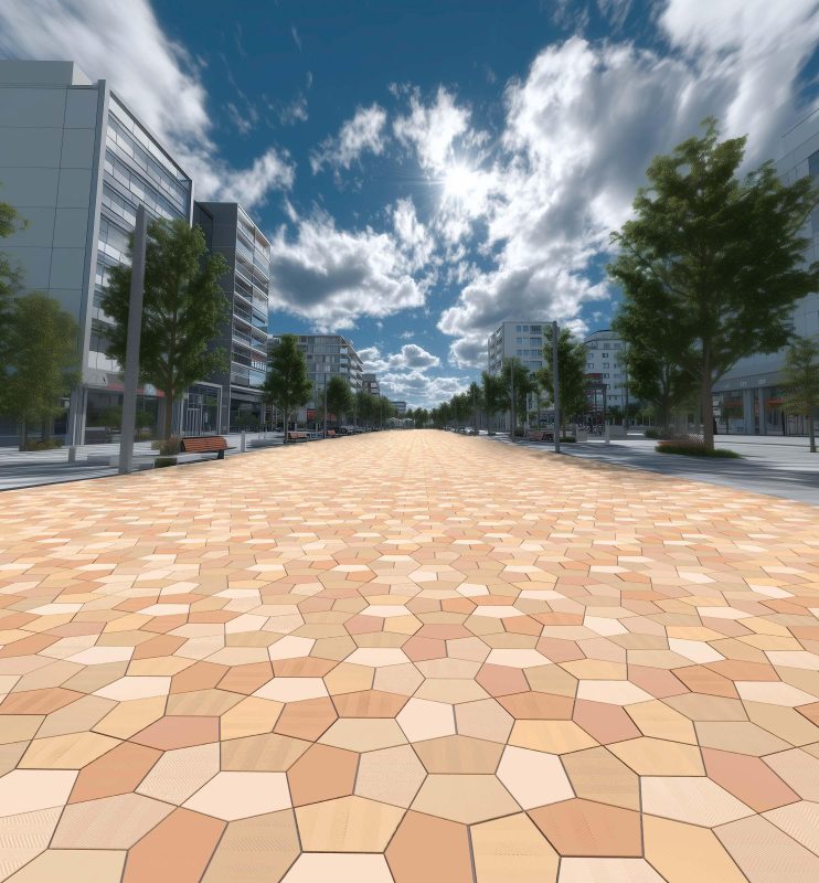 Penta-Go | Finitura Quarzoporfido colori giallo_15, giallo_30, mattone 15, mattone_30